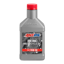 Load image into Gallery viewer, AMSOIL SAE 15W-50 Synthetic Metric Motorcycle Oil - Case of 12