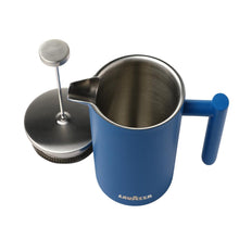 Load image into Gallery viewer, STAINLESS STEEL FRENCH PRESS 950ml / 32oz BLUE
