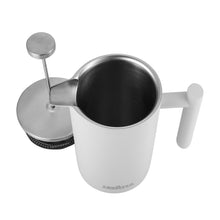 Load image into Gallery viewer, STAINLESS STEEL FRENCH PRESS 950ml / 32oz WHITE
